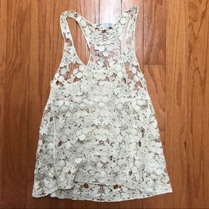 Lace tank top